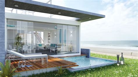 Casa de playa   mejía de inception architects moderno concreto | homify