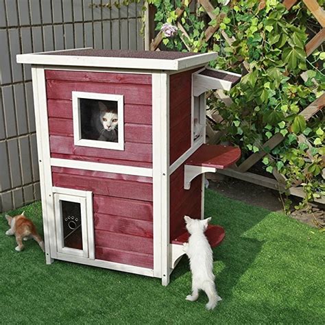 Casa Para Gatos Petsfit Para Exterior, Resistente   $ 1 ...
