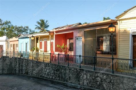 Casas en la Zona Colonial de Santo Domingo: fotografía de stock ...