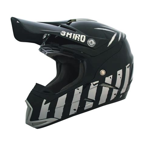 Casco de moto Shiro cross MX 305 Scorpion color negro ...