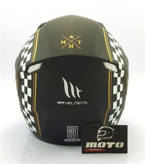 Casco Integral Mt Mugello Cafe Racer Negro Mate ...