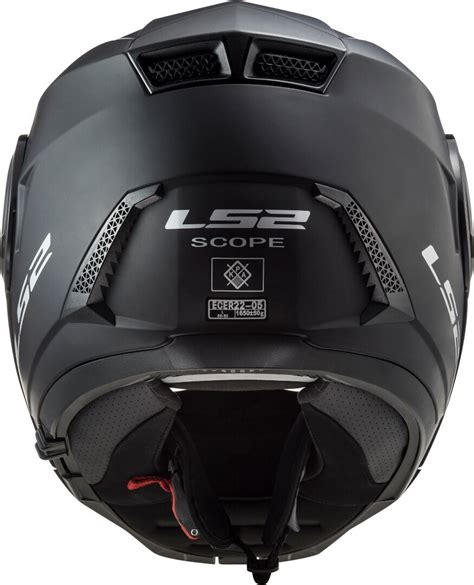 Casco para Moto Abatible LS2 SCOPE Solid Negro Mate FF902   Tienda Moto ...