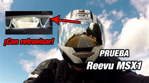 Casco Reevu MSX1 con retrovisor: Prueba a fondo [FullHD ...