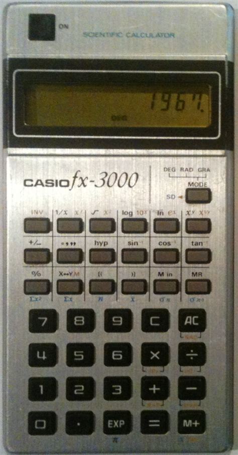 CASIO fx 3000   Casio Pocket computers & Calculators ...