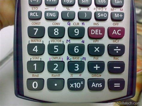 Casio fx 570ES Scientific Calculator Tweak – Bust A TECH
