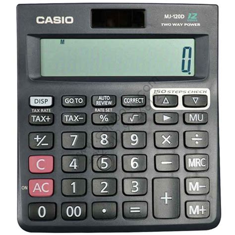 CASIO MJ 120D Basic  12 Digit  Calculator Original ...