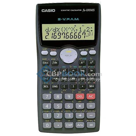 CASIO Scientific Calculator FX 100MS Original | CBPBOOK ...