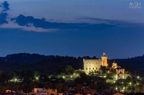 Castillo de Castelldefels. Vista nocturna. | Fotografia, Vistas, Castillos