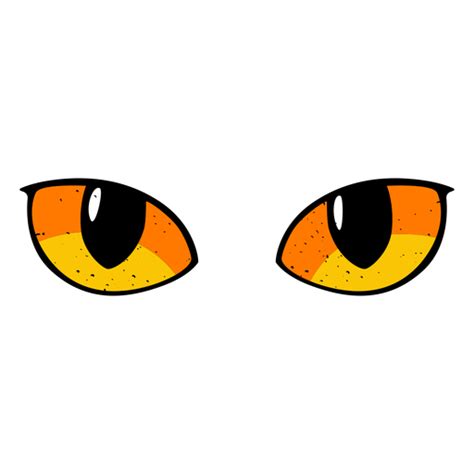 Cat eyes illustration   Transparent PNG & SVG vector file