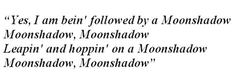 Cat Stevens  “Moonshadow” Lyrics Meaning   Song Meanings ...