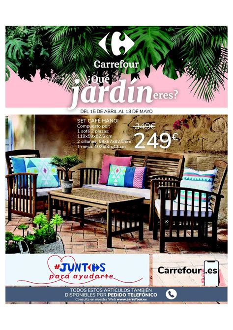 Catálogo Carrefour muebles de jardín 2020   EspacioHogar.com