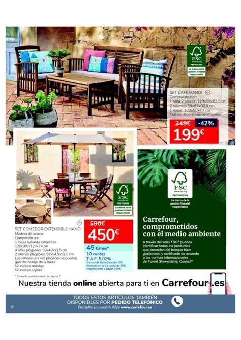 Catálogo Carrefour muebles de jardín 2021   EspacioHogar.com