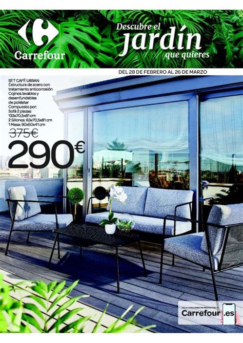Catálogo Carrefour muebles de jardín 2021   EspacioHogar.com