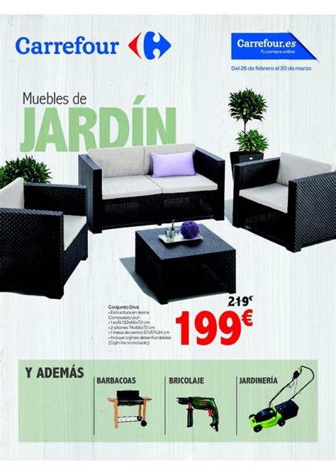 Catálogo Carrefour muebles de jardín mayo 2017 ...