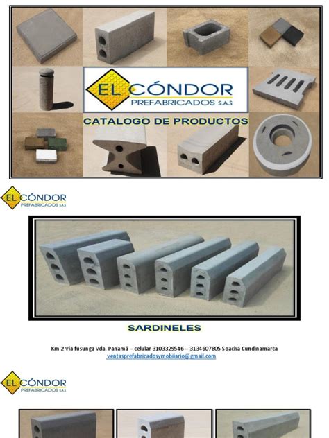Catalogo El Condor Prefabricados | PDF