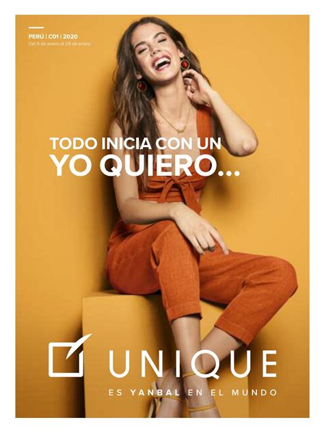 Catálogo Unique   Campaña 01 de 2020 by Cosméticos Perú   Issuu