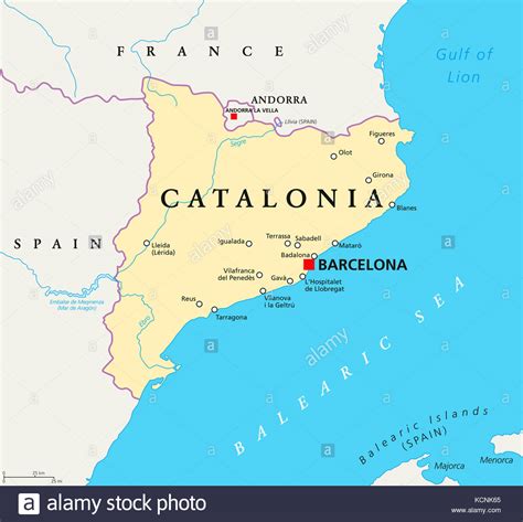 Catalonia Map Stock Photos & Catalonia Map Stock Images ...