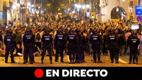 Cataluña: Cargas policiales y manifestaciones en Barcelona, última hora ...