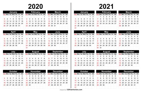 Catch Free Printable Calendar 2020 2020 & 2021 | Calendar Printables ...