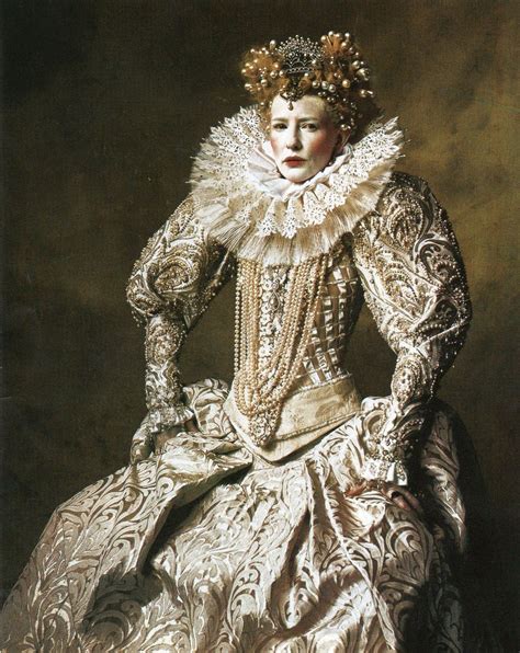 Cate Blanchett as Queen Elizabeth | Elizabethan fashion ...