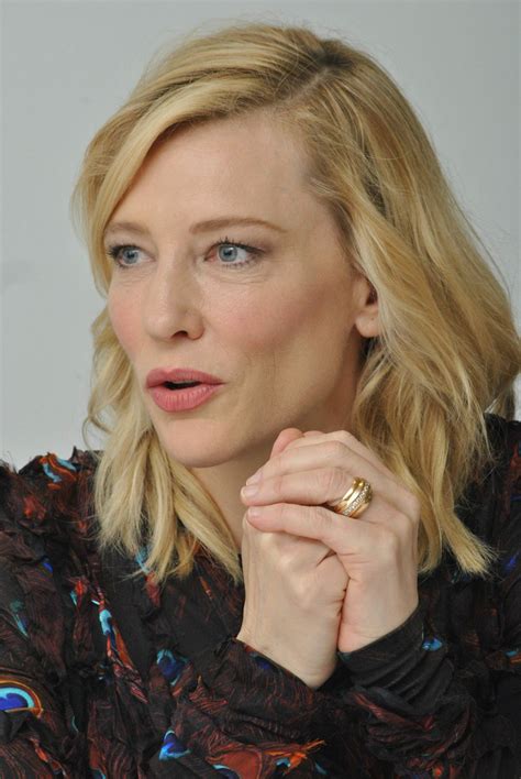 CATE BLANCHETT at Truth Press Conference in New York ...