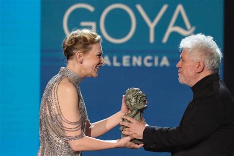 Cate Blanchett, premio Goya internacional:  Quiero rendir homenaje al ...