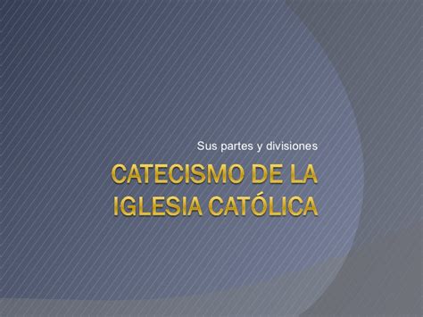 Catecismo de la iglesia católica introducción