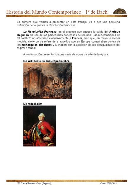 Causas de La Revolución Francesa | revolución Francesa ...