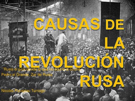 Causas de la revolución rusa