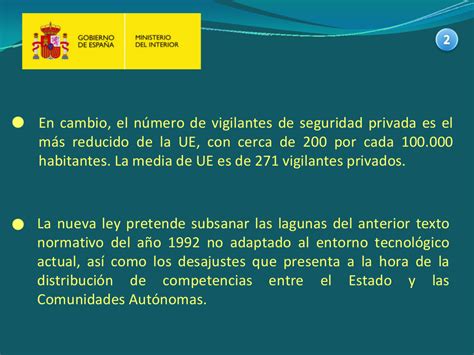 CC.OO. PROSEGUR MADRID: ANTEPROYECTO DE LEY DE SEGURIDAD ...