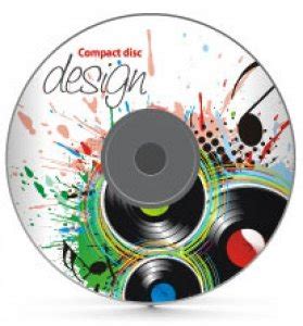 CD music cover vectors