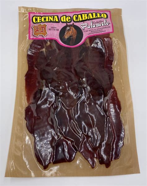 Cecina de Caballo en Lonchas – Embutidos Panizo