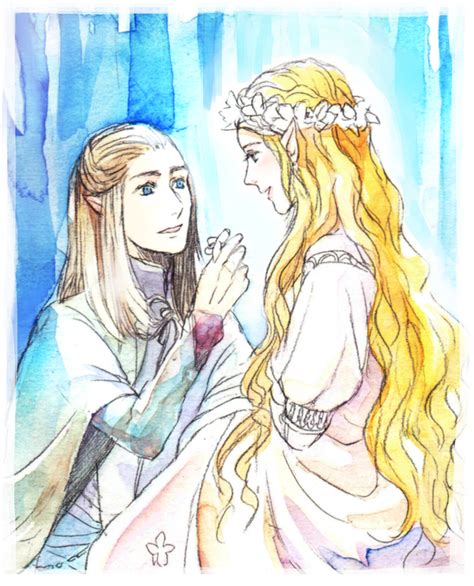 Celeborn and Galadriel | Рисунки, Толкин, Эльфийское фэнтези