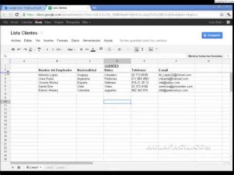 Centrar datos en las celdas/Hojas de Cálculo Google Docs ...