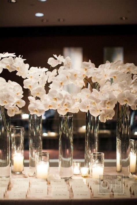 Centros de mesa, arreglos florales y decoración con orquídeas para ...