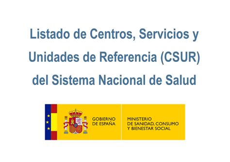 Centros, Servicios y Unidades de Referencia del Sistema Nacional de ...