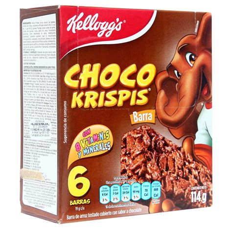 Cereal en Barra Choco Krispis Caja 6 Unid x 114 g | Wong ...