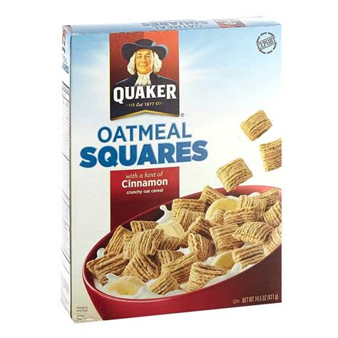 Cereal Oats Squares de canela Quaker x 411 g tiendasjumbo ...