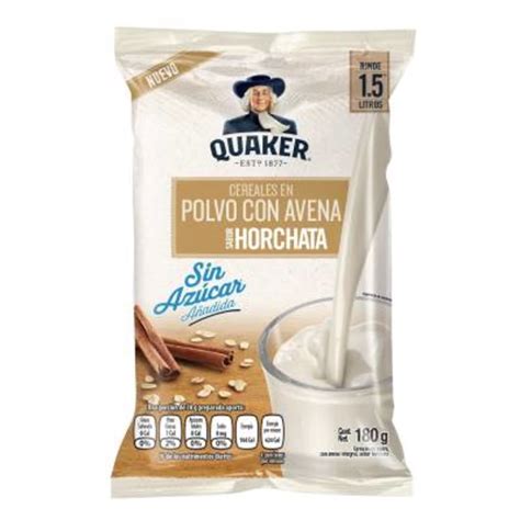 Cereal Quaker en polvo con avena sabor horchata 180 g | Walmart