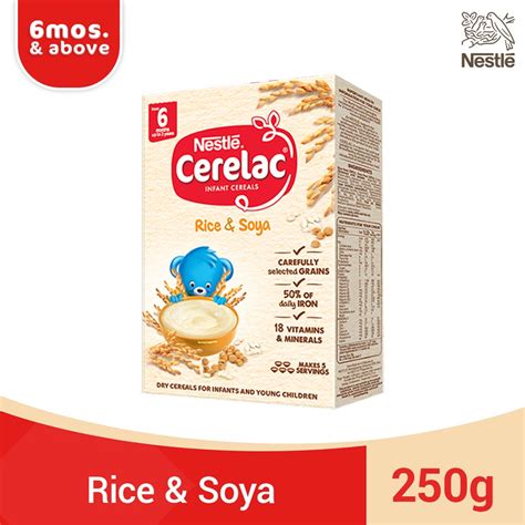 CERELAC Rice & Soya Infant Cereal 250g | Shopee Philippines