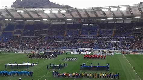 Ceremonia de Himnos   Italia Vs Escocia   6 naciones 2016 ...