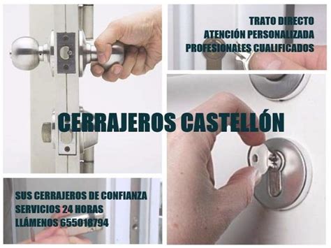 Cerrajería Castellón 24 horas  Servicios Urgentes