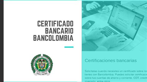 Certificado Bancario Bancolombia: Descargar Paso a Paso