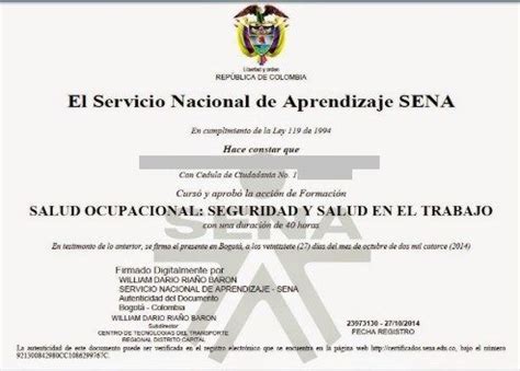 Certificado De Aptitud Profesional Colombia