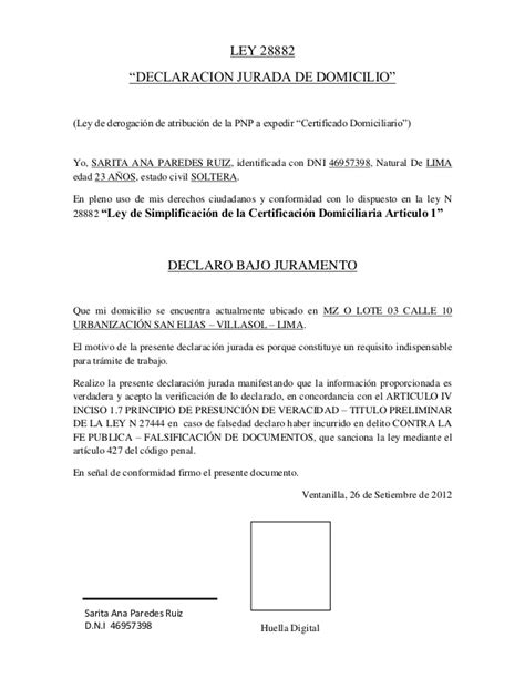 Certificado Domiciliario Documentos en Perú【2020 】