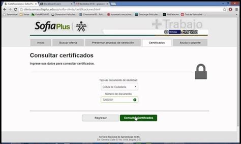 Certificados Del Sena VirtualSena Sofia Plus | Sena Sofia Plus