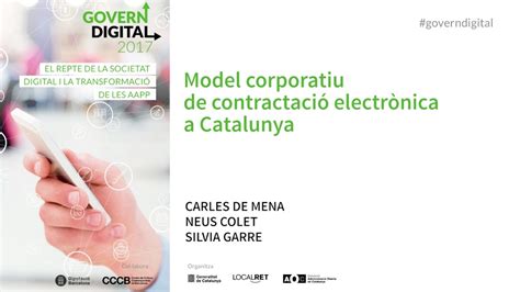 CGD 2017   Model corporatiu de contractació electrònica a Catalunya ...
