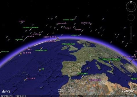 cgredan blog: Visualización en Google Earth de satélites ...