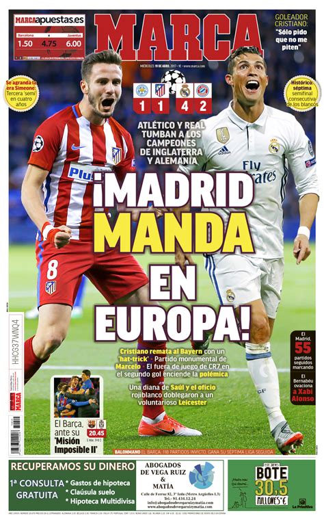 Champions League: Madrid manda en Europa | Marca.com
