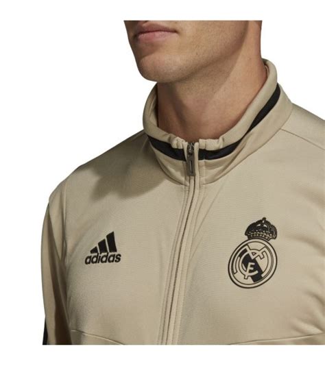 Chándal Hombre Adidas Real Madrid 2019/2020 Beige/Negro EI7470